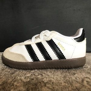 Adidas Samba toddler shoes in white